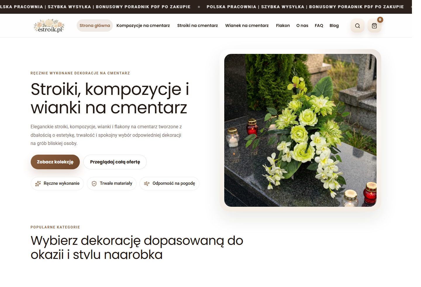 Homepage preview of estroik.pl